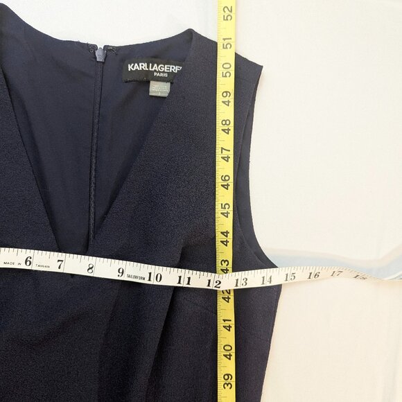 Karl Lagerfeld Paris Size 2 Navy Blue Jumper - Picture 12 of 15